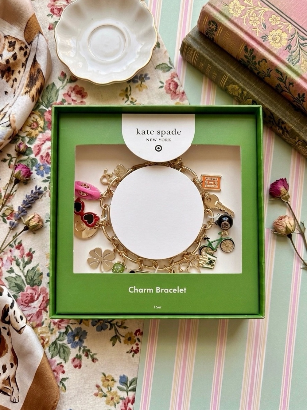 Kate Spade New York x Target Limited Edition Charm Bracelet NIB